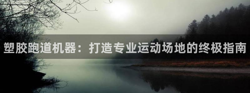 尊龙d88手机登录免费下载：塑胶跑道机器：打造专业运动场地的终极指南