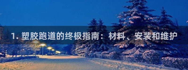 尊龙AG旗舰厅APP：1. 塑胶跑道的终极指南：材料、安装和维护