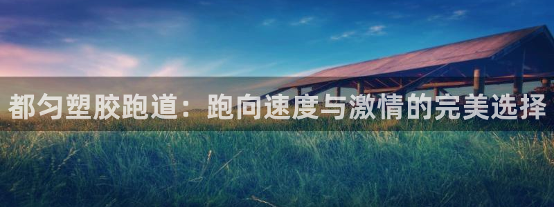 尊龙app最新版本官网：都匀塑胶跑道：跑向速度与激情的完美选择