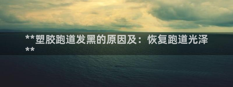 尊龙凯时始人生就是博：**塑胶跑道发黑的原因及：恢复跑道光泽
**
