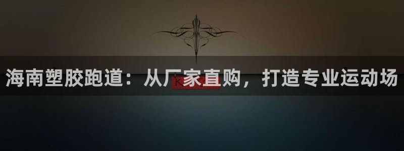 尊龙凯时贴吧：海南塑胶跑道：从厂家直购，打造专业运动