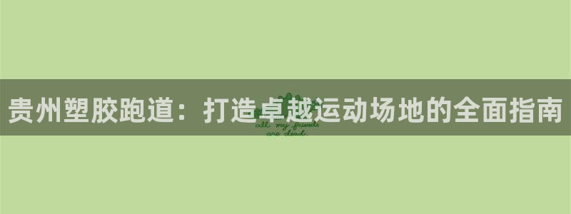 尊龙凯时网娱乐最新版：贵州塑胶跑道：打造卓越运动场地