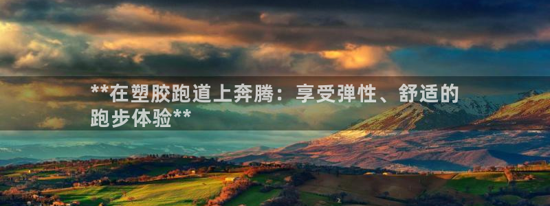 尊龙人生就是博l：**在塑胶跑道上奔腾：享受弹性、舒适的
跑步体验**