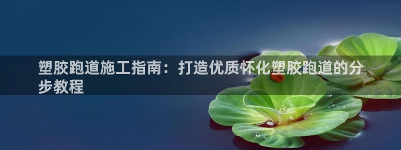 尊龙coming to my own：塑胶跑道施工指
